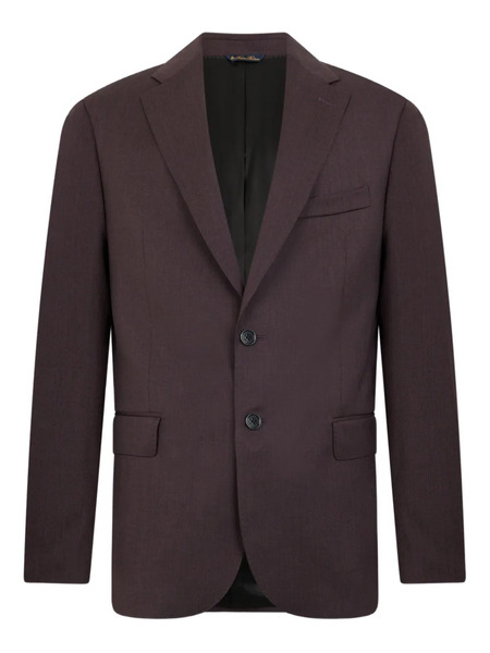  Brooks Brothers Virgin-wool Blazer - Purple 