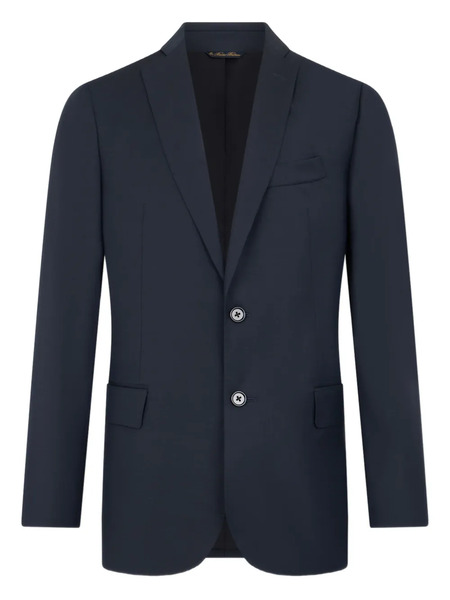  Brooks Brothers Wool Blend Blazer - Blue 