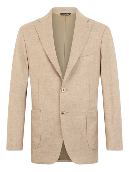  Brooks Brothers Wool-cashmere Blend Blazer - Neutrals 