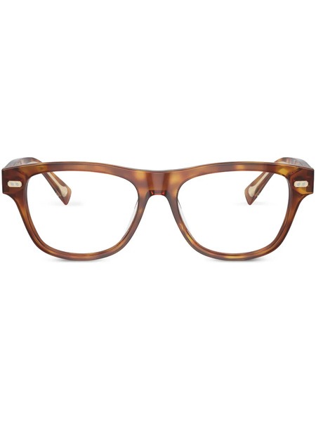  Brunello Cucinelli Bc3005 Rectangle-frame Glasses - Green 