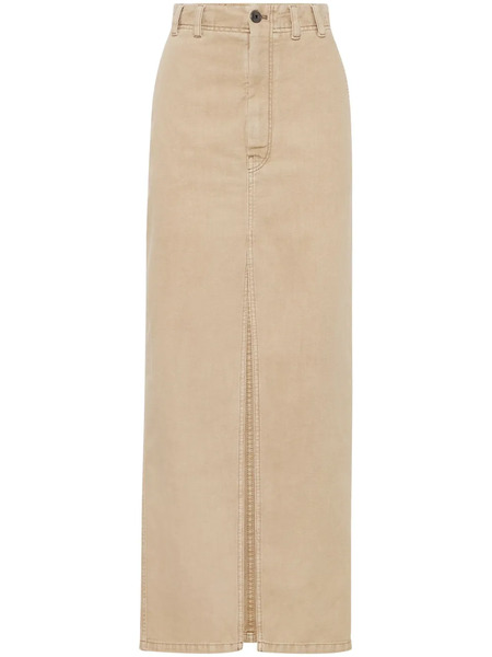  Brunello Cucinelli Bead-embellished Skirt - Neutrals 