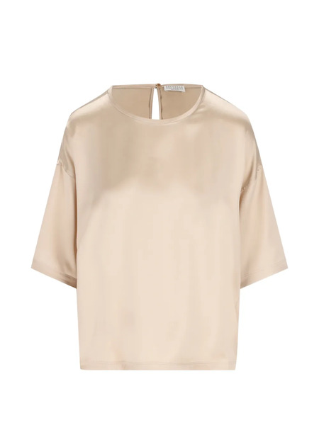  Brunello Cucinelli Boxy Top - Neutrals 