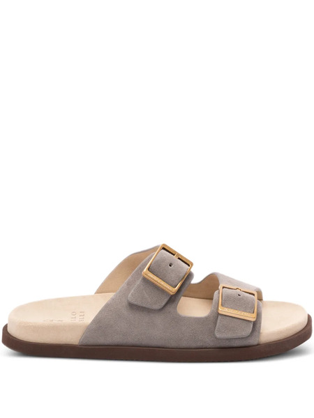  Brunello Cucinelli Buckle-strap Sandals - Grey 