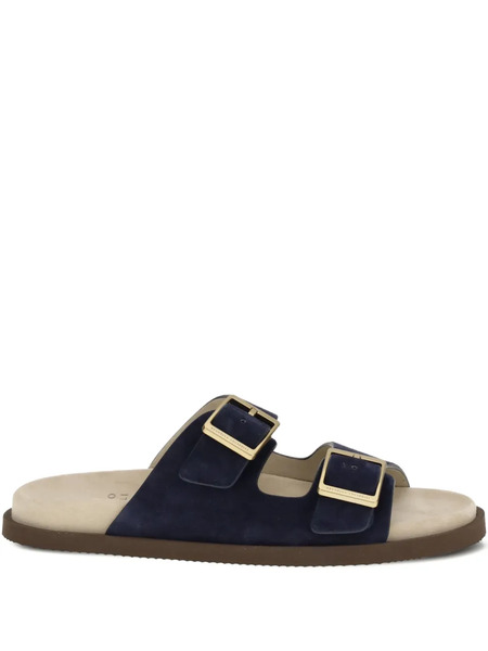  Brunello Cucinelli Buckled Strap Sandals - Blue 