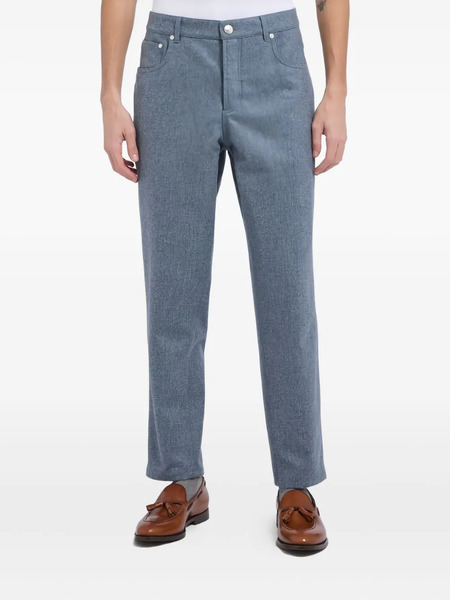  Brunello Cucinelli Button-fastening Trousers - Grey 