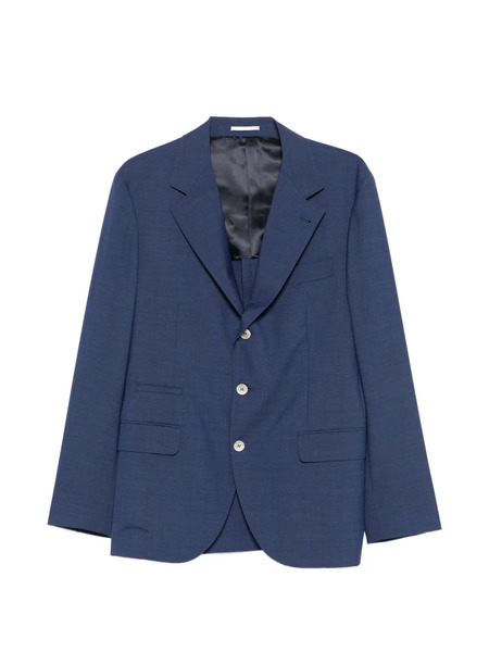  Brunello Cucinelli Button Jacket - Blue 