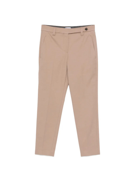  Brunello Cucinelli Button Tailored Trousers - Neutrals 