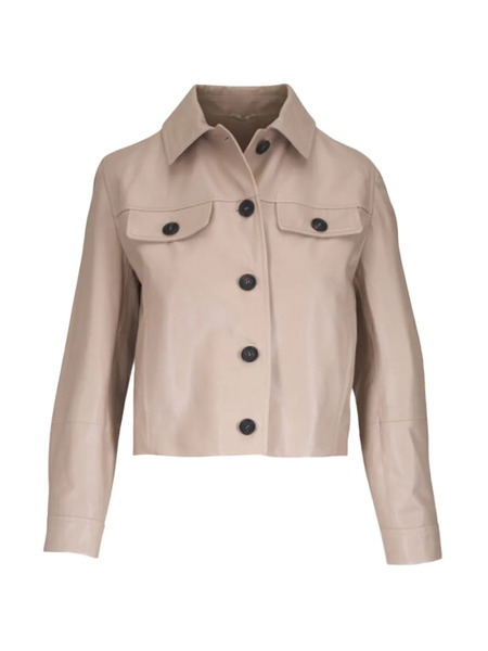  Brunello Cucinelli Buttoned Cropped Jacket - Neutrals 