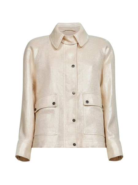  Brunello Cucinelli Buttoned Jacket - Neutrals 