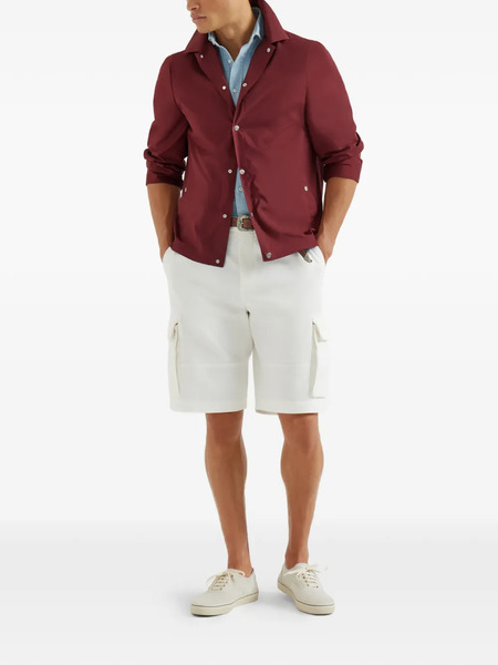  Brunello Cucinelli Buttoned Jacket - Red 