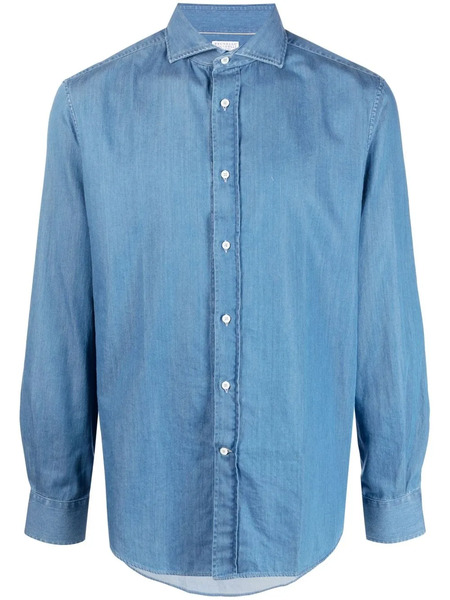  Brunello Cucinelli Buttoned Shirt - Blue 