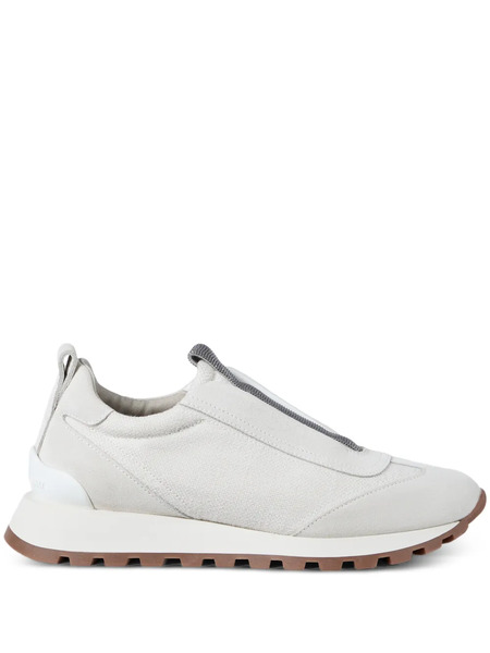  Brunello Cucinelli Canvas Sneakers - Neutrals 