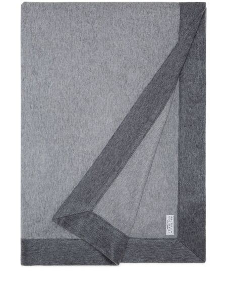  Brunello Cucinelli Cashmere Blanket (200cm X 150cm) - Grey 