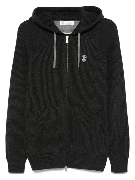  Brunello Cucinelli Cashmere Cardigan - Grey 