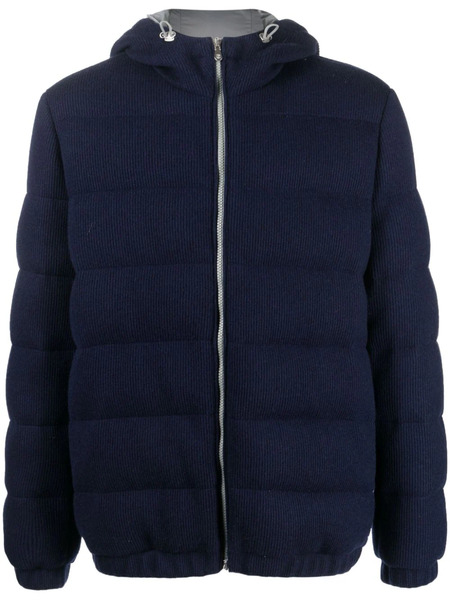  Brunello Cucinelli Cashmere Down Jacket - Blue 