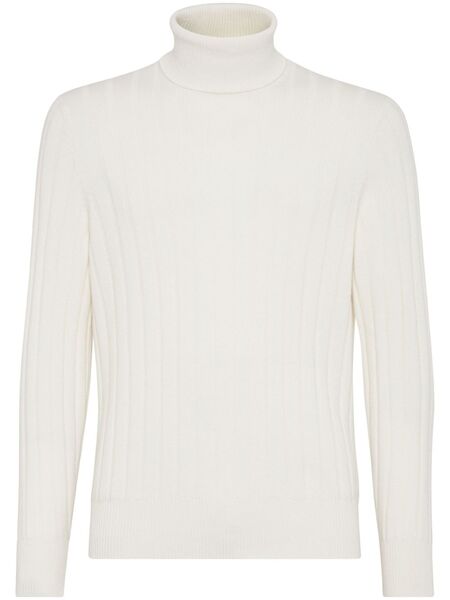 Brunello Cucinelli Cashmere Jumper - White 