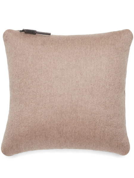  Brunello Cucinelli Cashmere Pillow - Brown 