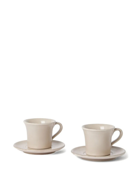  Brunello Cucinelli Ceramic Cup Set - Neutrals 