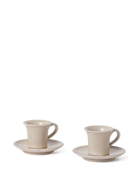  Brunello Cucinelli Ceramic Expresso-cup Set - Neutrals 