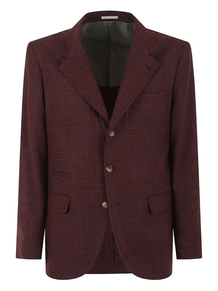  Brunello Cucinelli Check-pattern Blazer - Red 