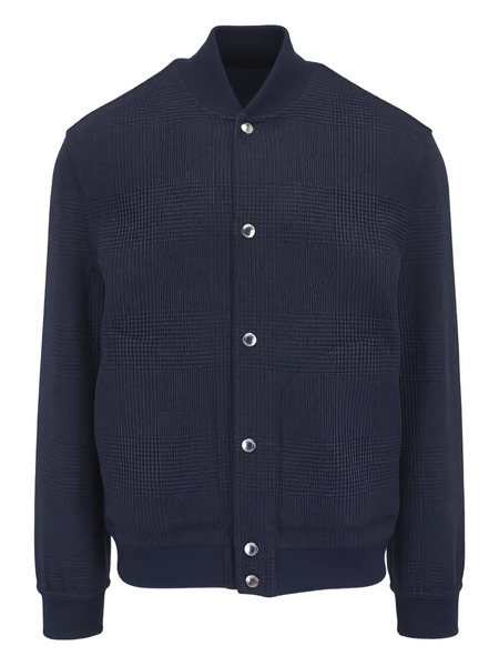  Brunello Cucinelli Check-pattern Jacket - Blue 