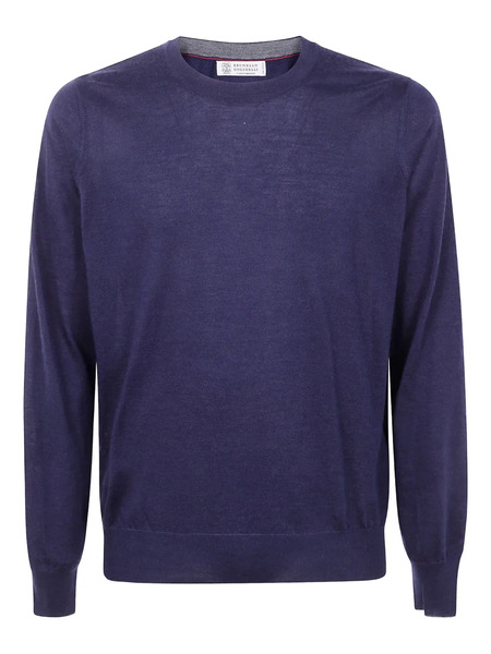  Brunello Cucinelli Crew-neck Sweater - Blue 