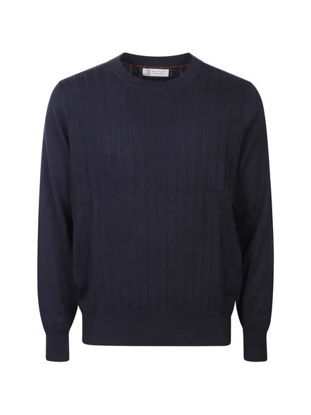  Brunello Cucinelli Crew-neck Sweater - Blue 