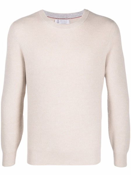  Brunello Cucinelli Crewneck Cashmere Jumper - Neutrals 
