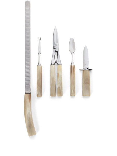  Brunello Cucinelli Crudités Cutlery (set Of Five) - Neutrals 