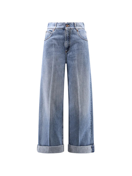  Brunello Cucinelli Cuffed Jeans - Blue 