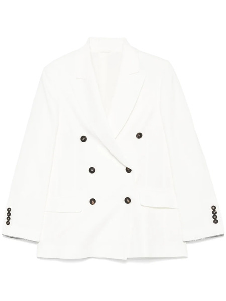  Brunello Cucinelli Double-breasted Blazer - Neutrals 