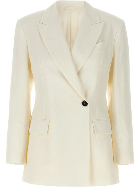 Brunello Cucinelli Double-breasted Blazer - Neutrals 