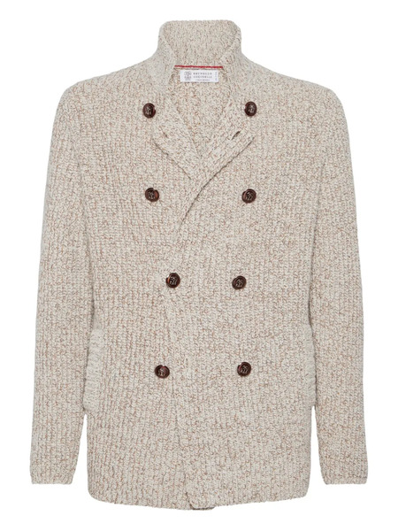  Brunello Cucinelli Double-breasted Cardigan - Neutrals 