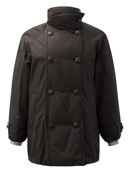  Brunello Cucinelli Double-breasted Coat - Brown 