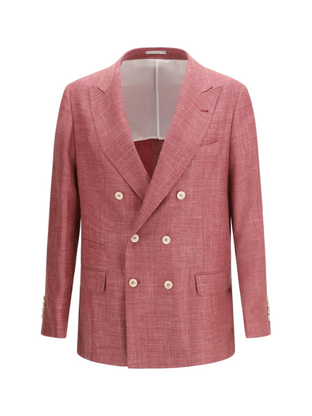  Brunello Cucinelli Double-breasted Jacket - Red 
