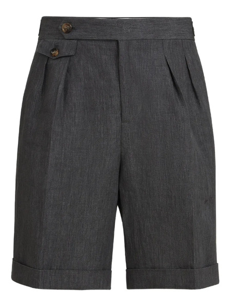  Brunello Cucinelli Double-pleat Shorts - Grey 