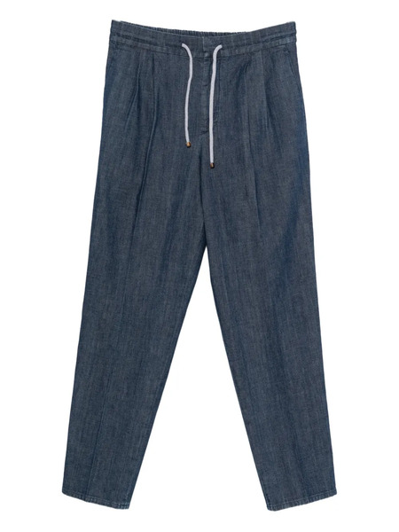  Brunello Cucinelli Drawstring Jeans - Blue 