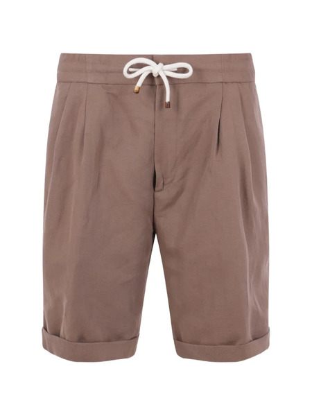  Brunello Cucinelli Drawstring Shorts - Brown 
