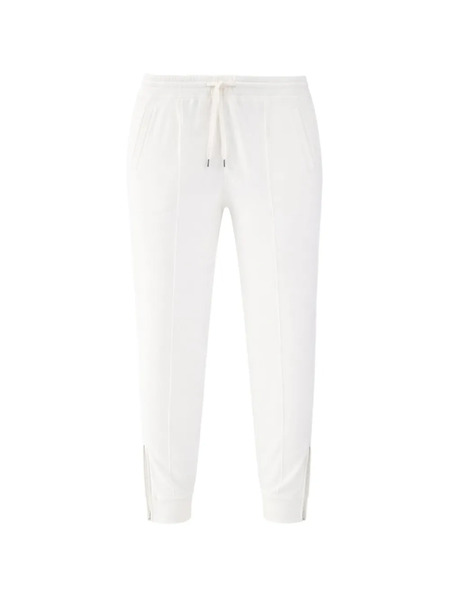  Brunello Cucinelli Drawstring Trousers - White 