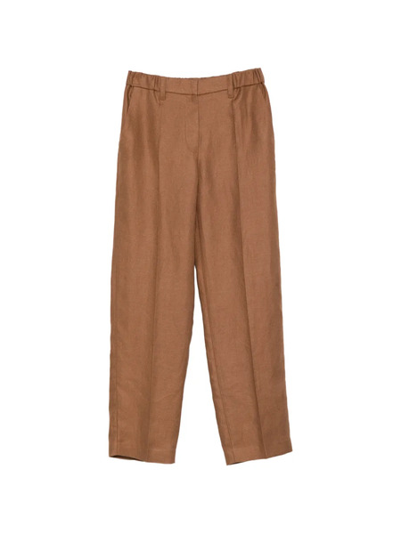  Brunello Cucinelli Elasticated-waist Trousers - Brown 