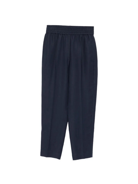  Brunello Cucinelli Elasticated-waistband Trousers - Blue 