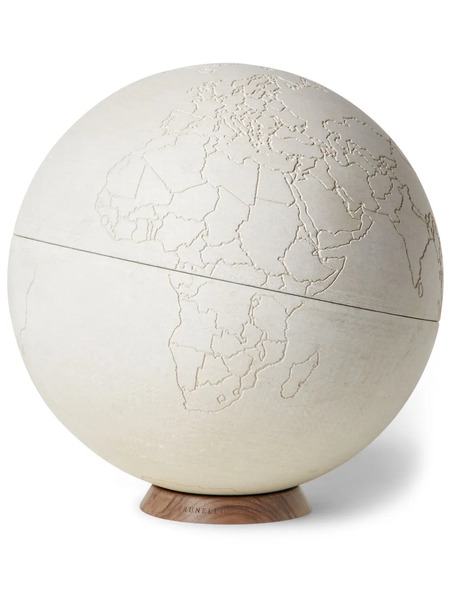  Brunello Cucinelli Engraved Stone Globe - Neutrals 