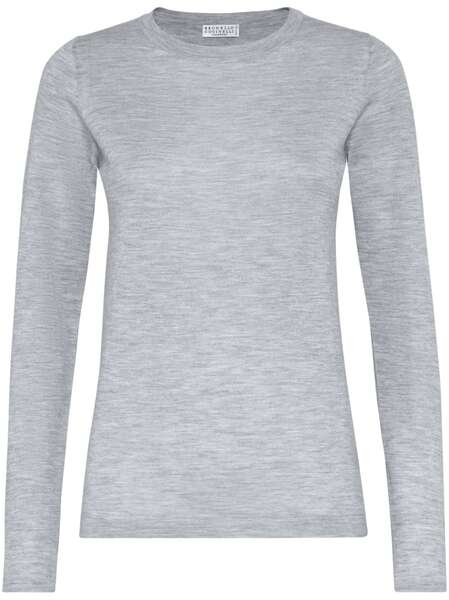  Brunello Cucinelli Fine Knit Jumper - Grey 