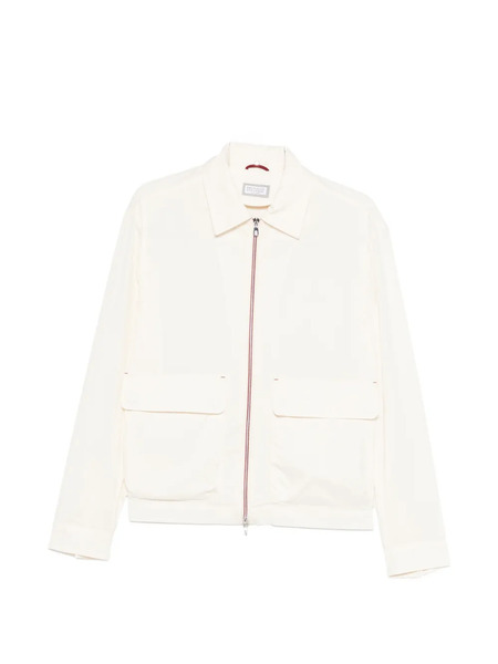  Brunello Cucinelli Flap-pocket Zip Jacket - Neutrals 