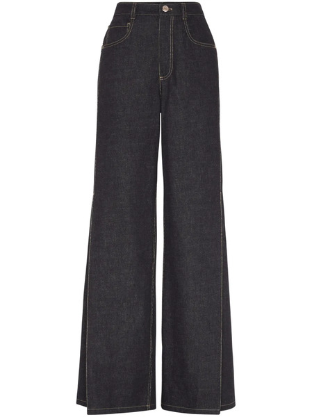  Brunello Cucinelli Flared Jeans - Blue 