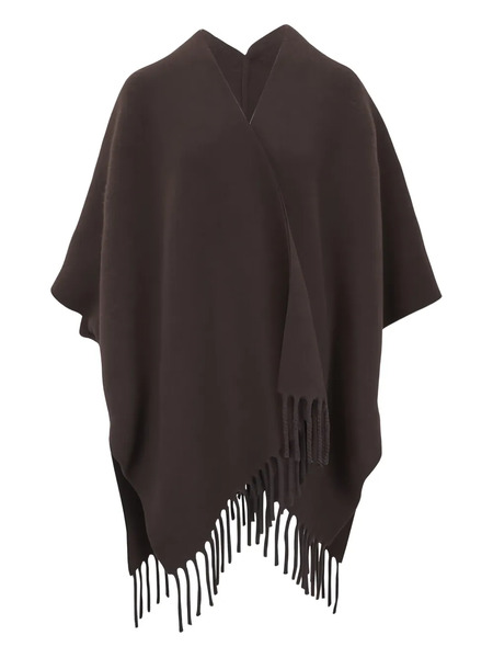  Brunello Cucinelli Fringed Cape - Brown 