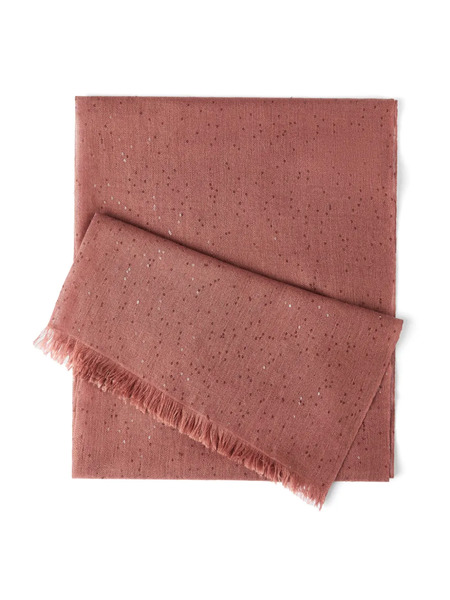  Brunello Cucinelli Fringed Scarf - Orange 