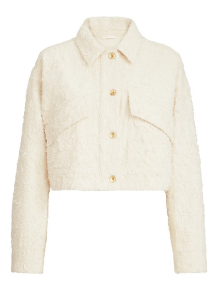  Brunello Cucinelli Fuzzy-texture Jacket - Neutrals 