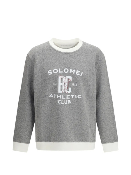  Brunello Cucinelli Graphic Sweatshirt - Grey 
