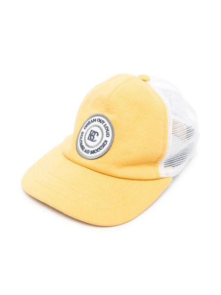  Brunello Cucinelli Kids Logo-patch Baseball Cap - Yellow 